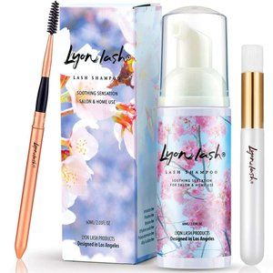 Eyelash Extension Shampoo + Brush + Mascara Wand